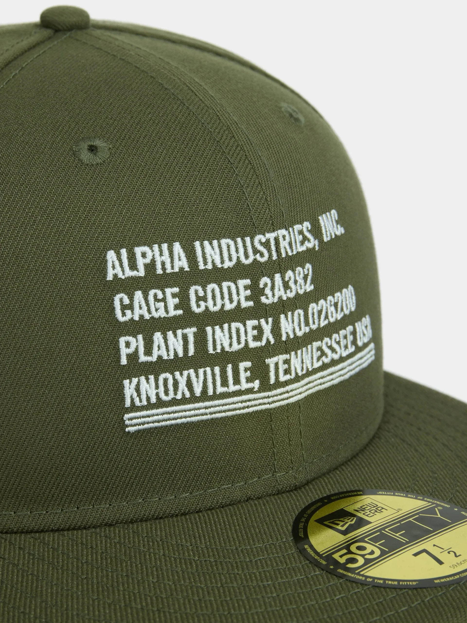ALPHA INDUSTRIES X NEW ERA 59FIFTY CAGE CODE HAT