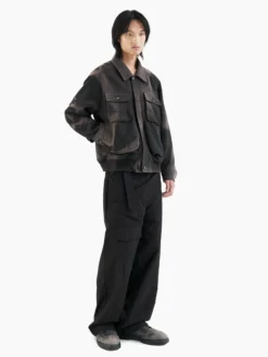 ALPHA X JIYONGKIM DOUBLE FRONT TROUSERS