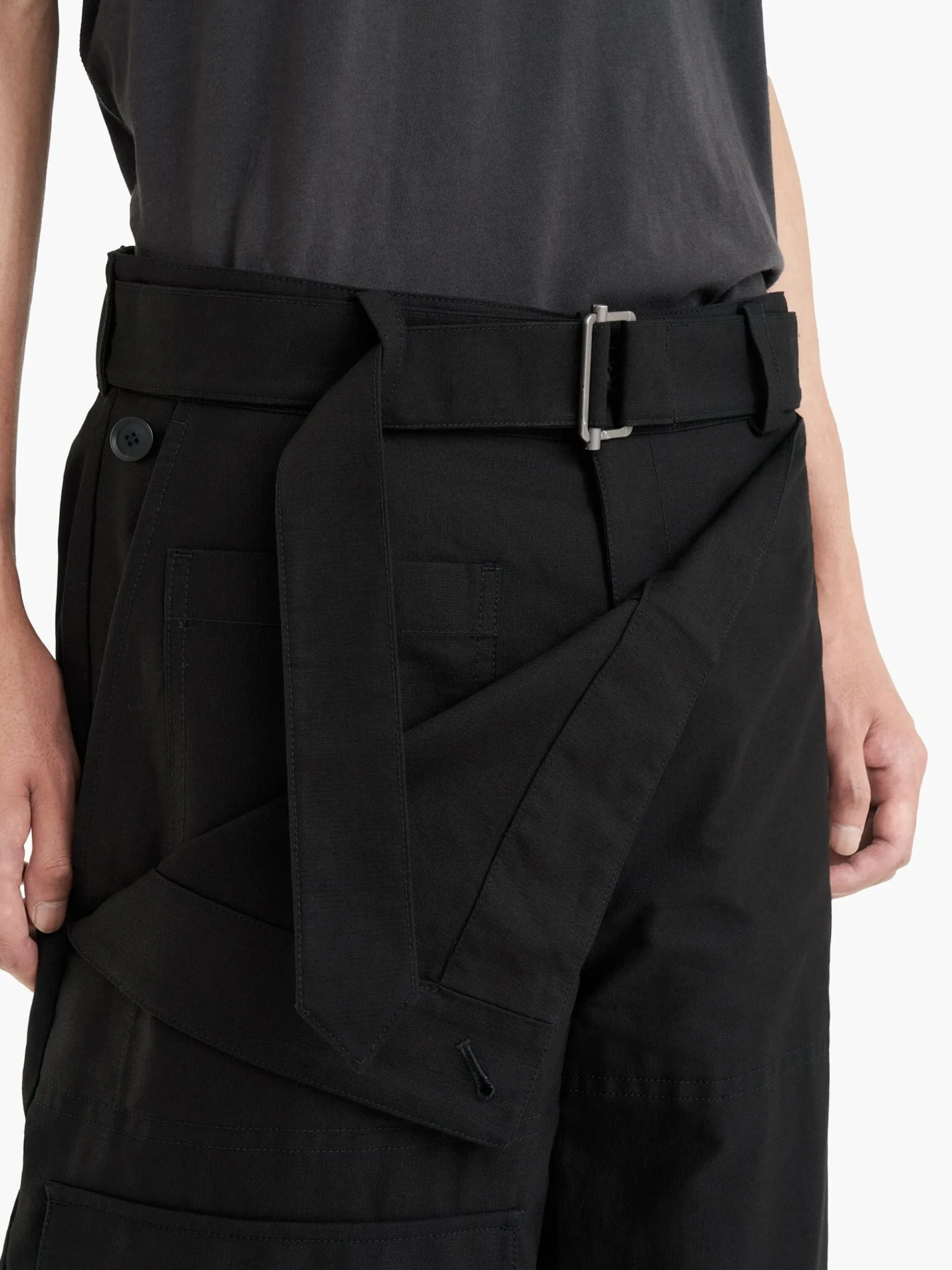 ALPHA X JIYONGKIM DOUBLE FRONT TROUSERS