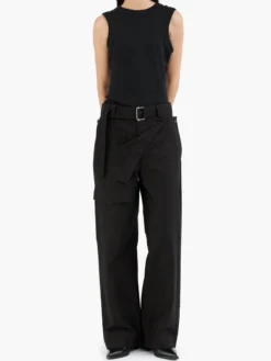 ALPHA X JIYONGKIM DOUBLE FRONT TROUSERS