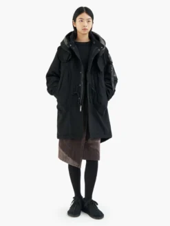 ALPHA X JIYONGKIM SUN-BLEACHED FISHTAIL COAT