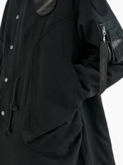 ALPHA X JIYONGKIM SUN-BLEACHED FISHTAIL COAT