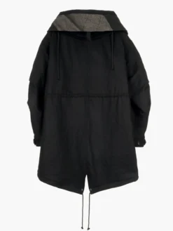 ALPHA X JIYONGKIM SUN-BLEACHED FISHTAIL COAT
