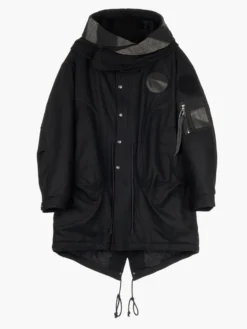 ALPHA X JIYONGKIM SUN-BLEACHED FISHTAIL COAT