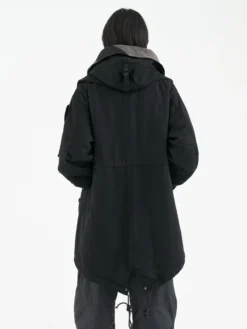 ALPHA X JIYONGKIM SUN-BLEACHED FISHTAIL COAT
