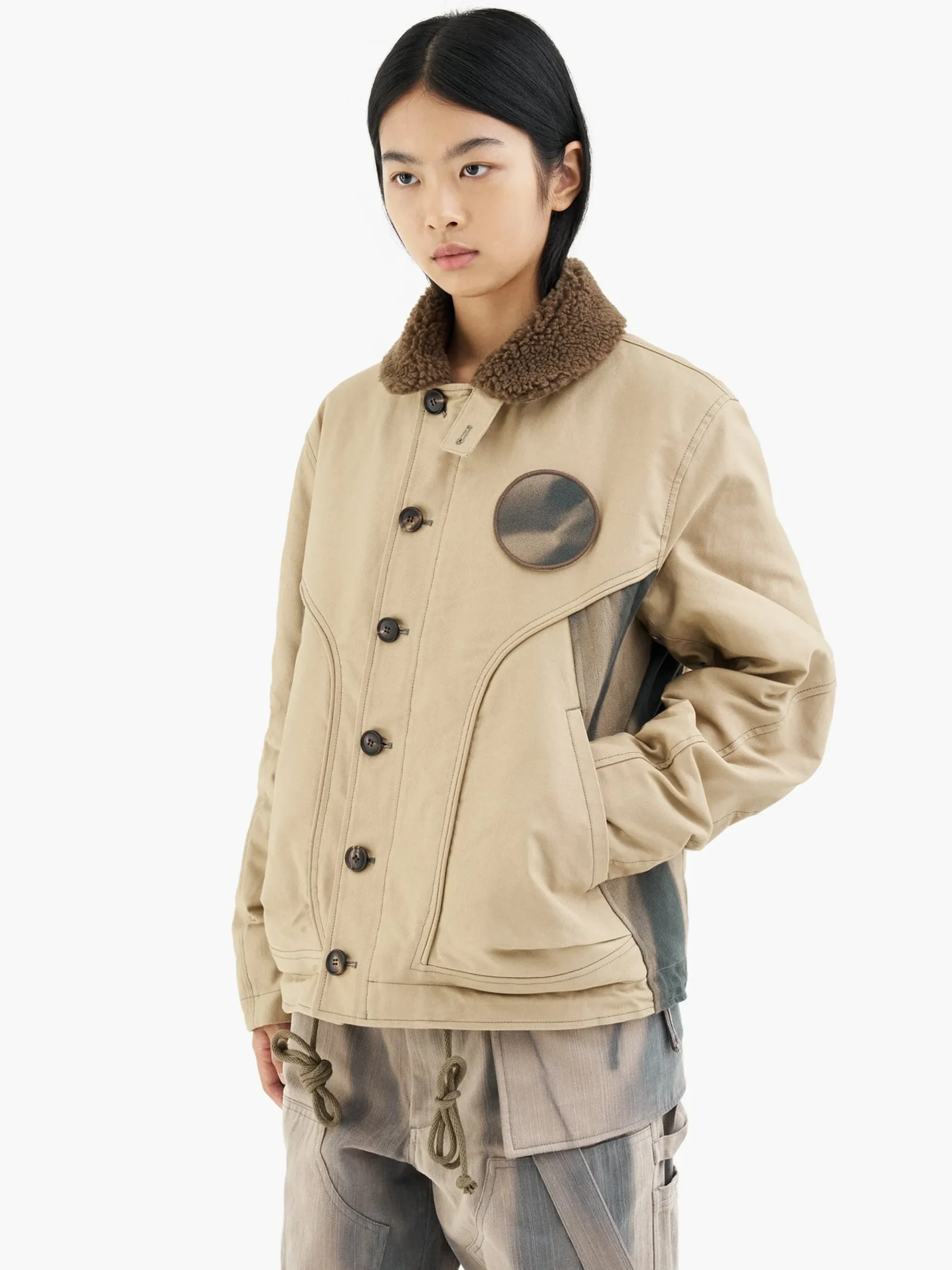 ALPHA X JIYONGKIM SUN-BLEACHED DECK JACKET