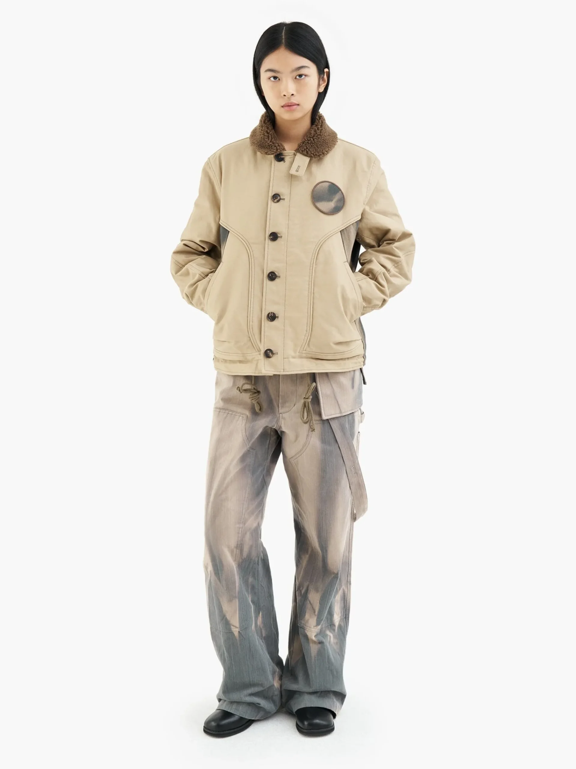 ALPHA X JIYONGKIM SUN-BLEACHED DECK JACKET