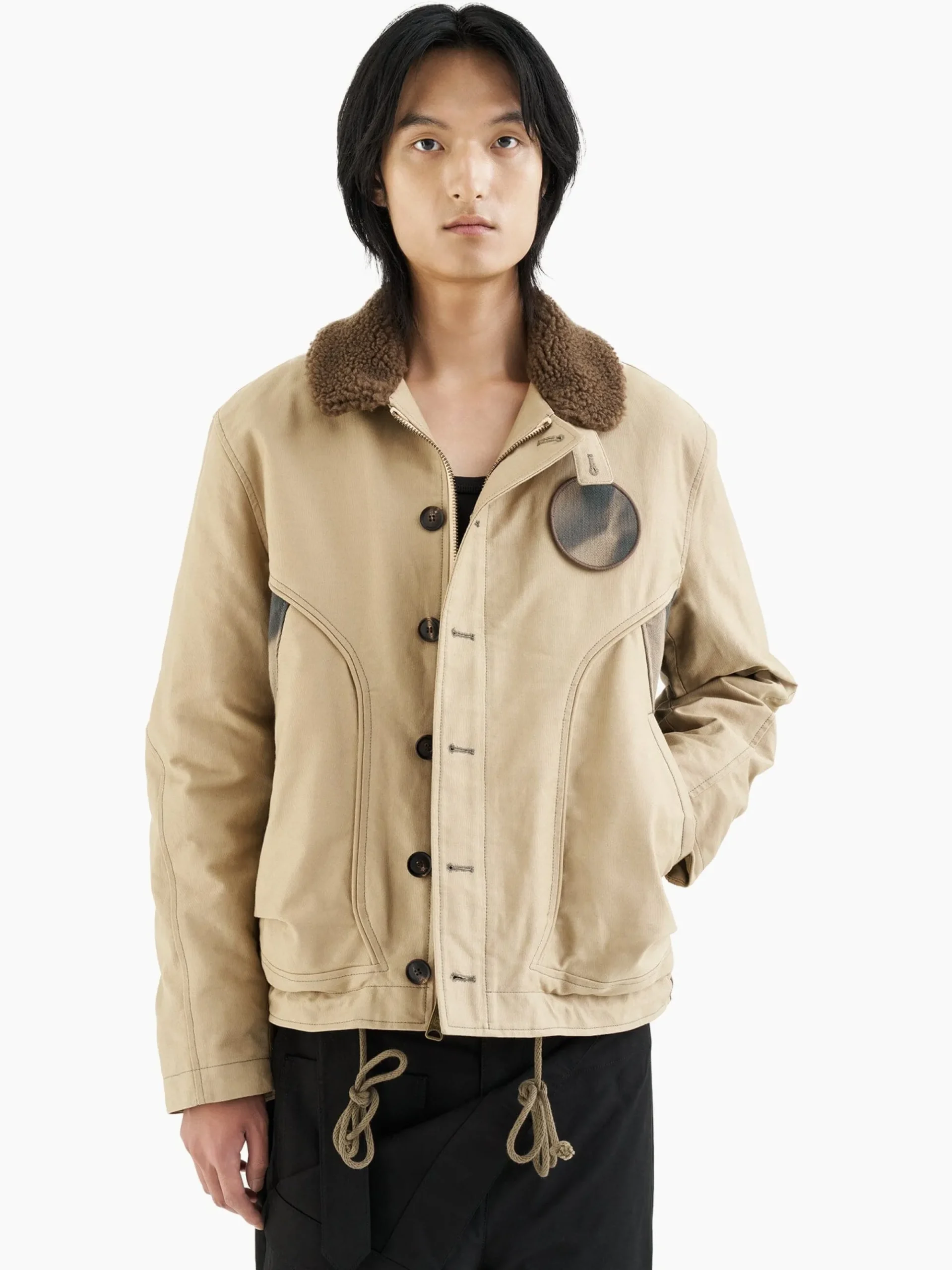 ALPHA X JIYONGKIM SUN-BLEACHED DECK JACKET