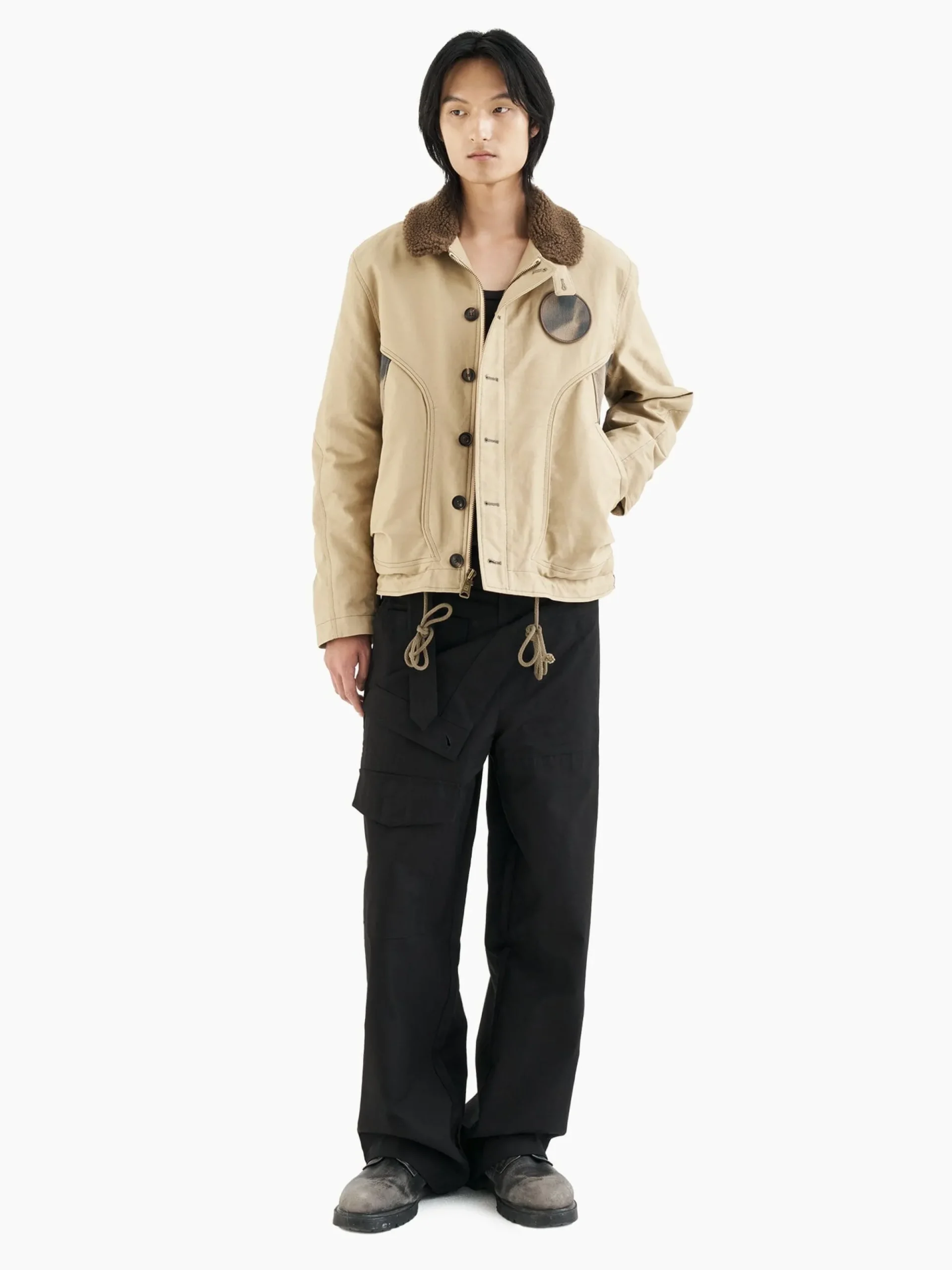 ALPHA X JIYONGKIM SUN-BLEACHED DECK JACKET