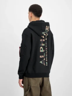 BACK PRINT CAMO HOODIE