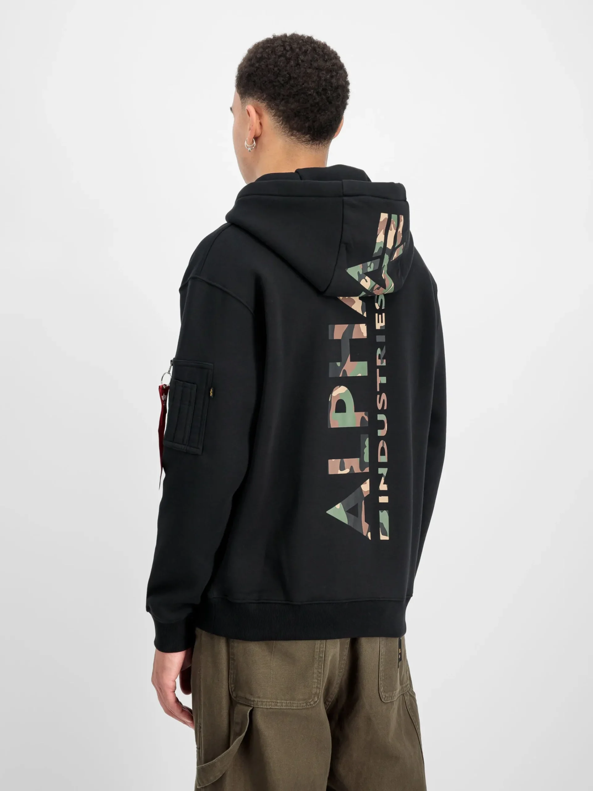 BACK PRINT CAMO HOODIE