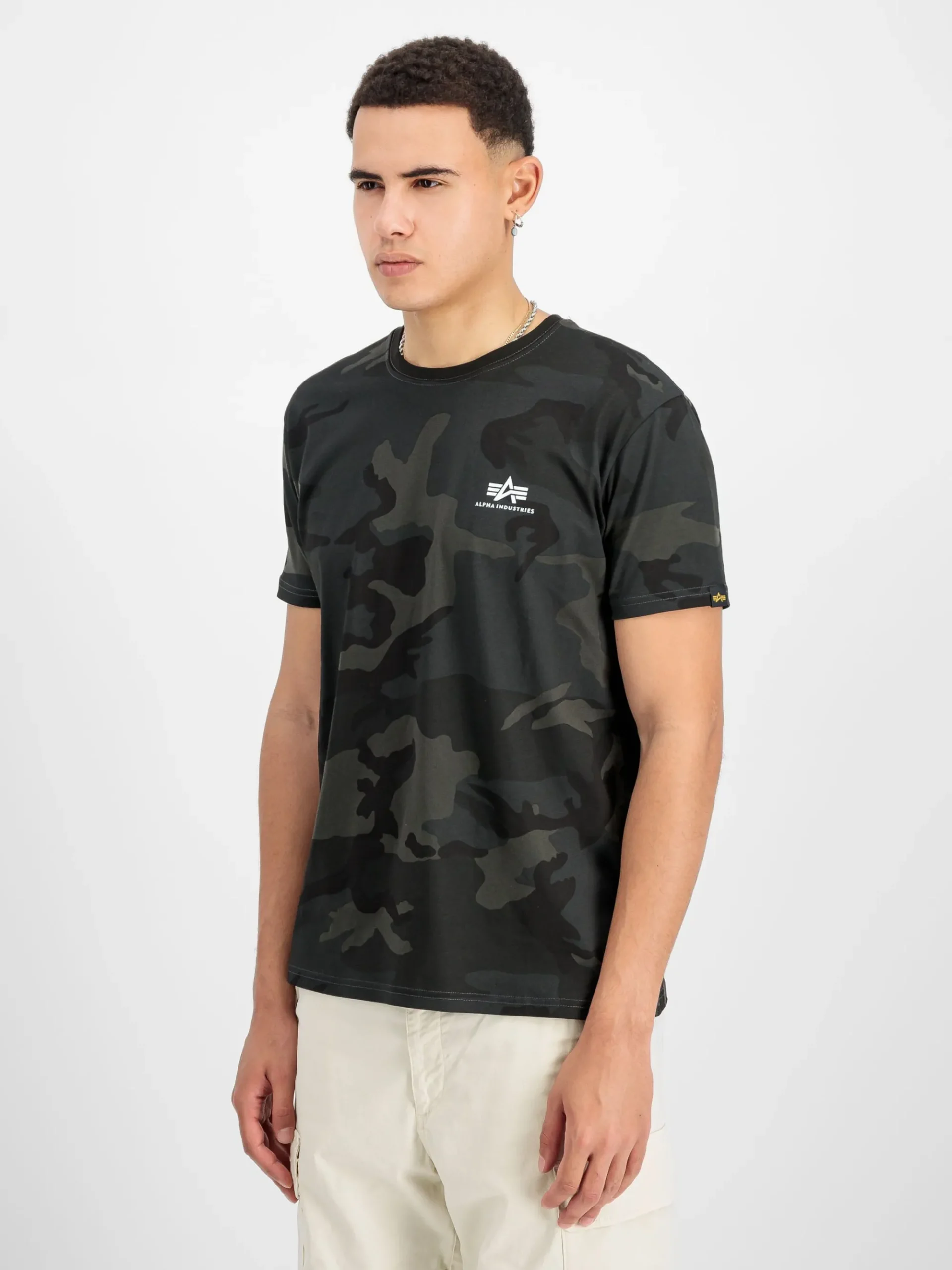 BASIC SMALL LOGO T-SHIRT CAMO