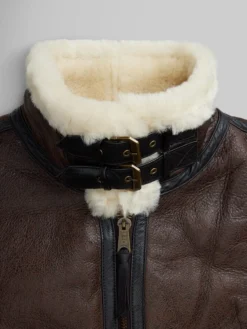 B-3 SHERPA LEATHER JACKET