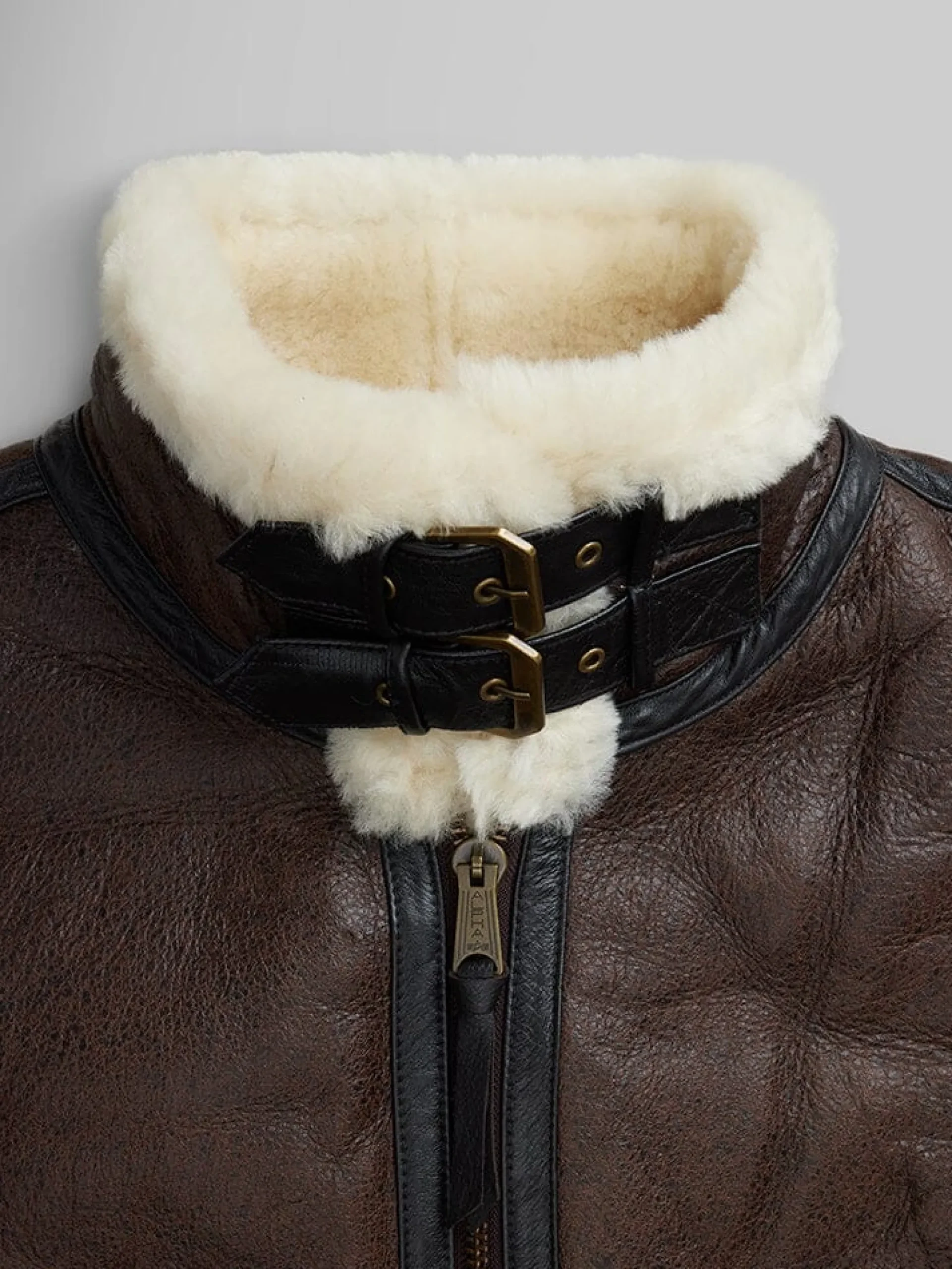 B-3 SHERPA LEATHER JACKET