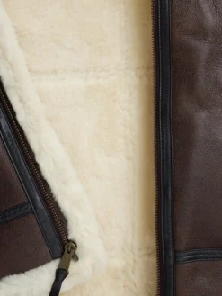 B-3 SHERPA LEATHER JACKET