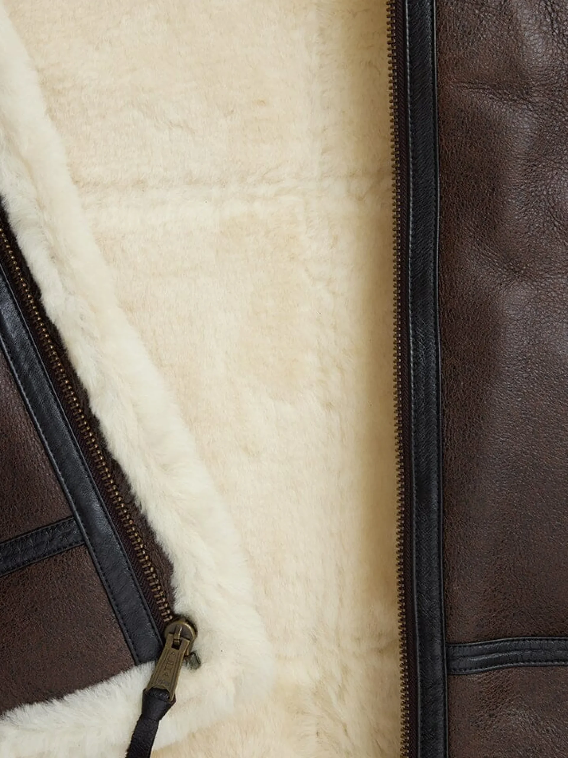 B-3 SHERPA LEATHER JACKET