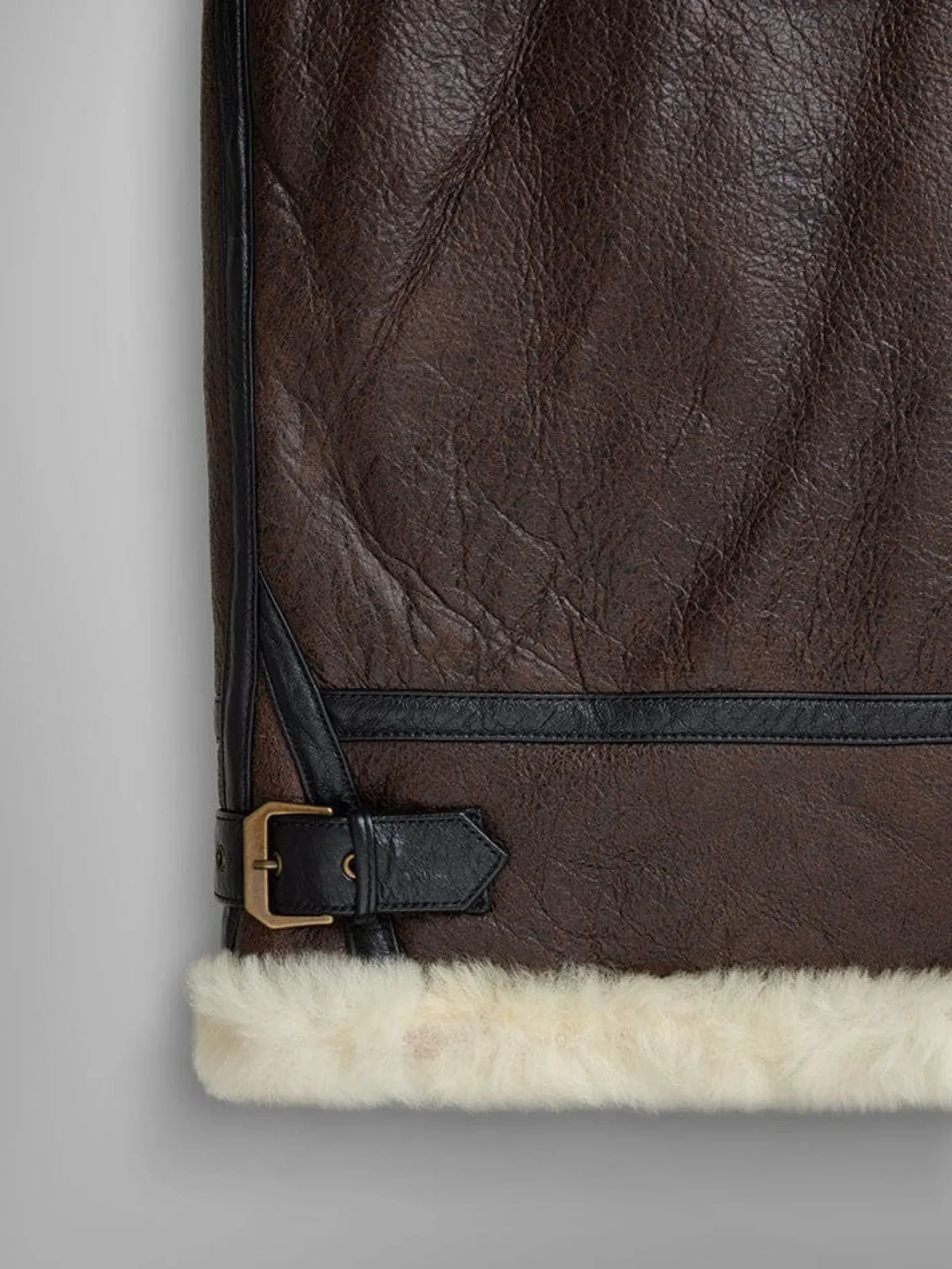 B-3 SHERPA LEATHER JACKET