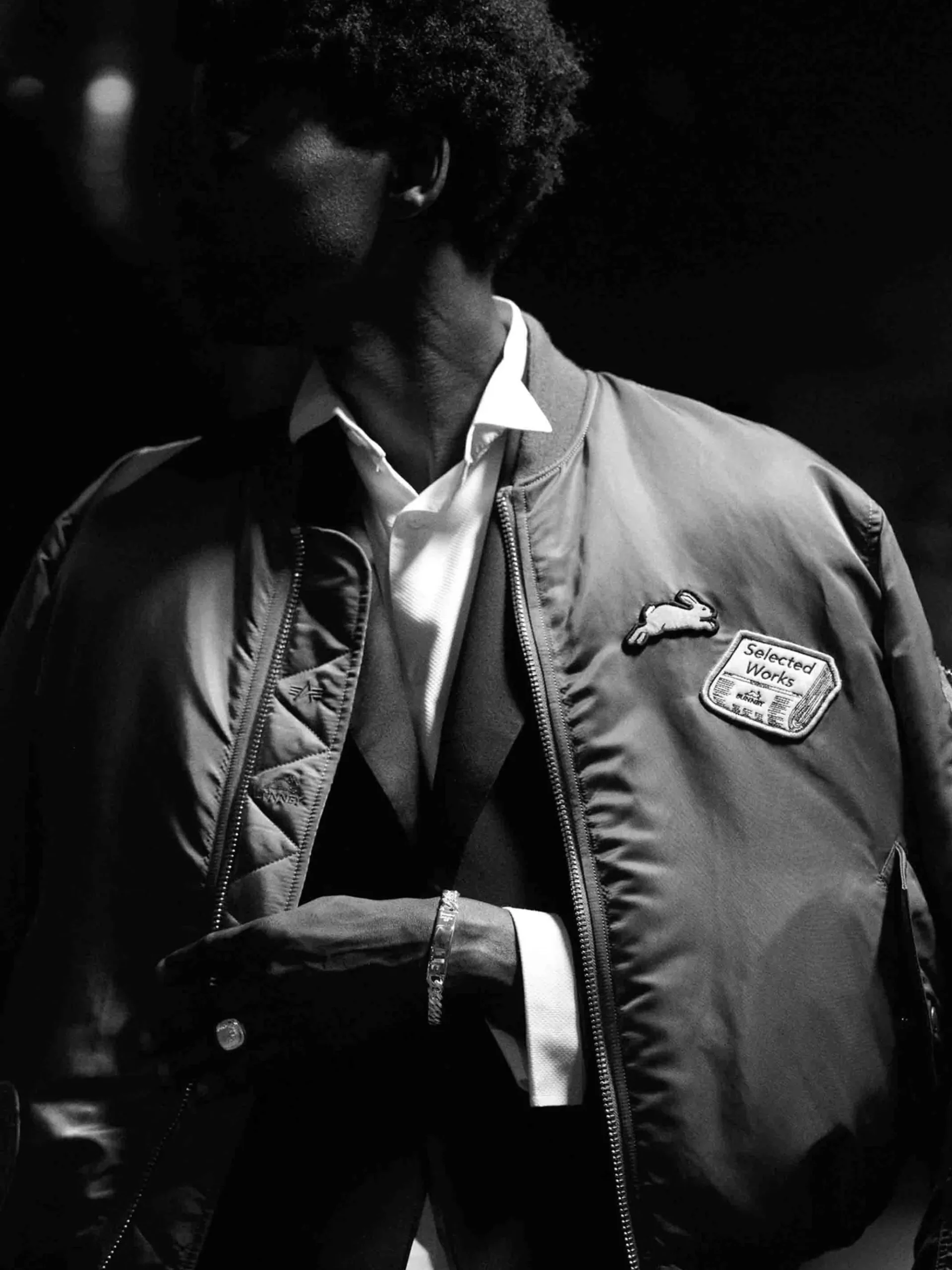 BUNNEY X ALPHA MA-1 BOMBER JACKET