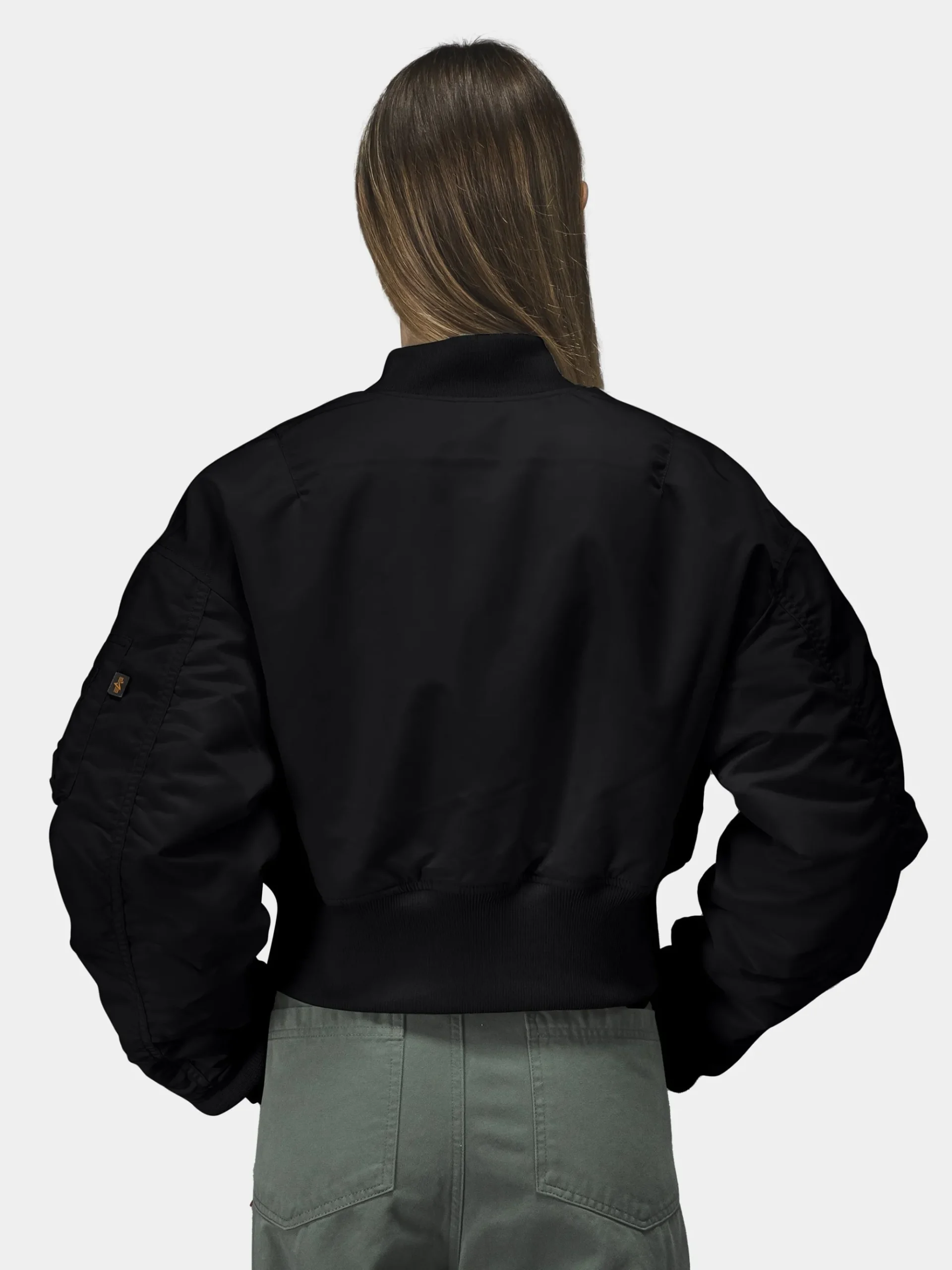 CROPPED MA-1 FLIGHT JACKET WOMENS
