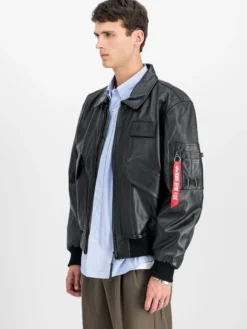 CWU 45/P LEATHER BOMBER JACKET (HERITAGE)