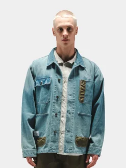 DENIM RELAXED CHORE COAT