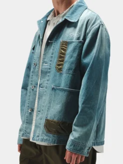 DENIM RELAXED CHORE COAT