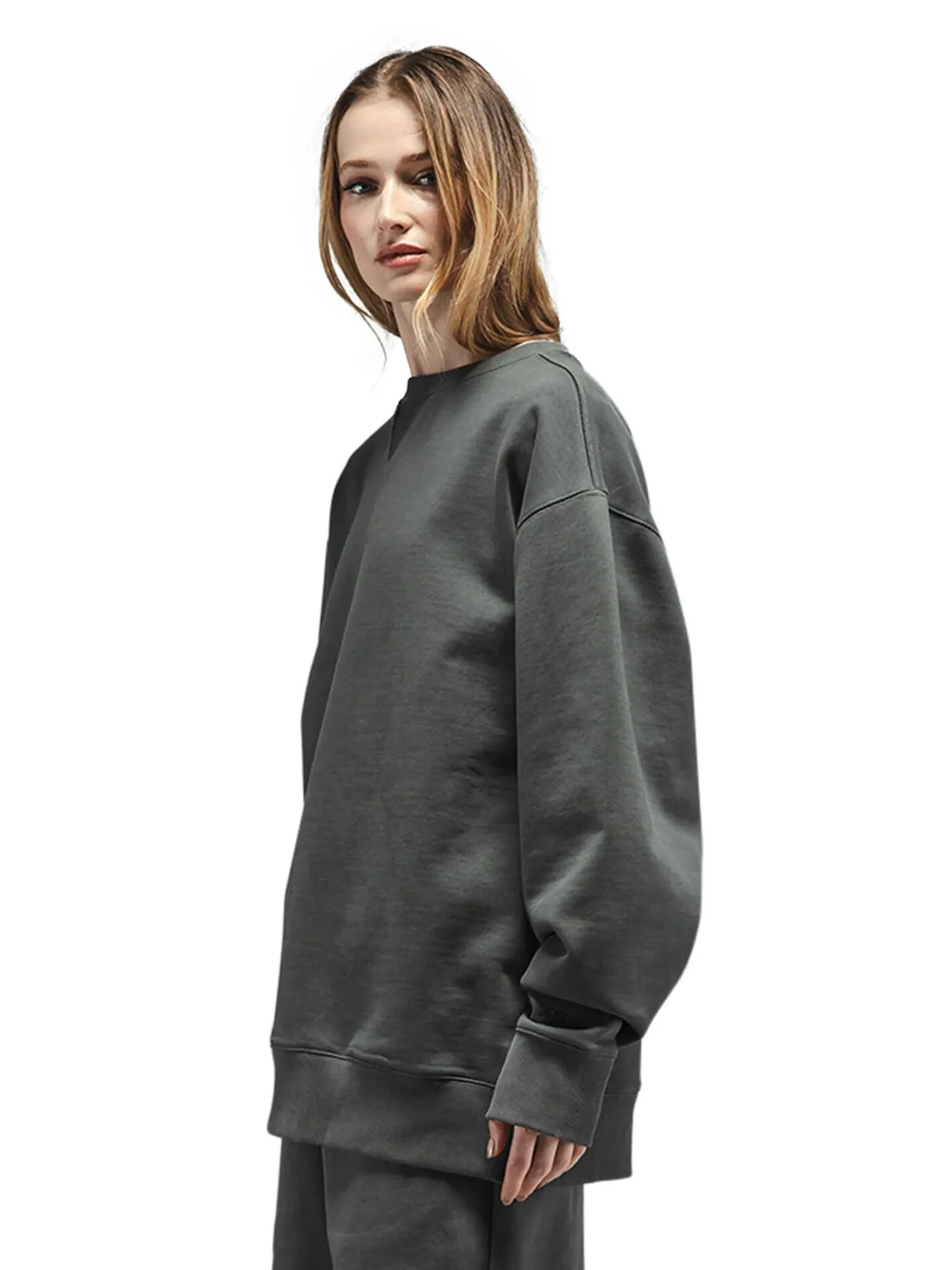 ESSENTIAL FRENCH TERRY CREWNECK GEN II (CHARCOAL)