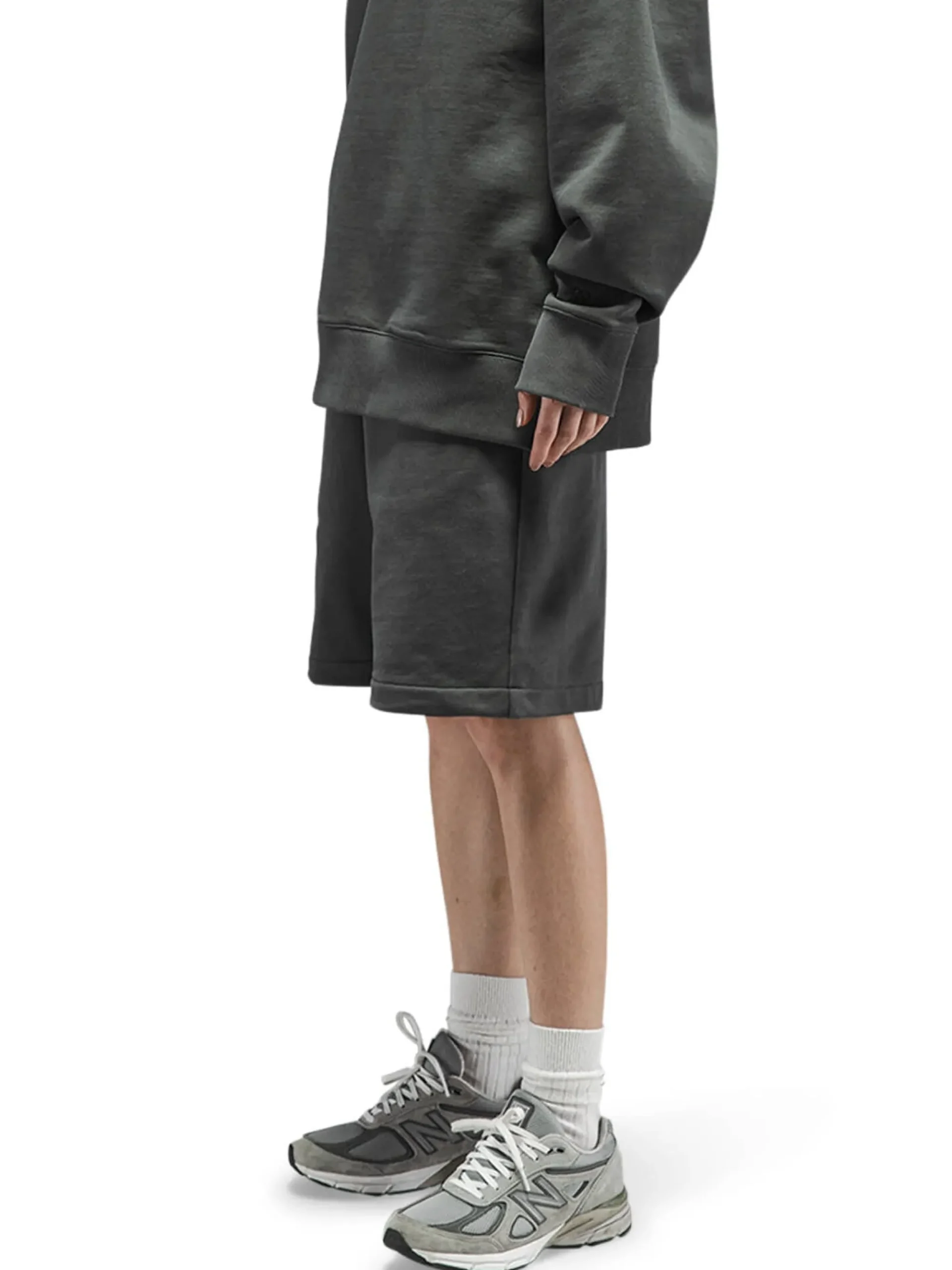 ESSENTIAL FRENCH TERRY SHORT (CHARCOAL)