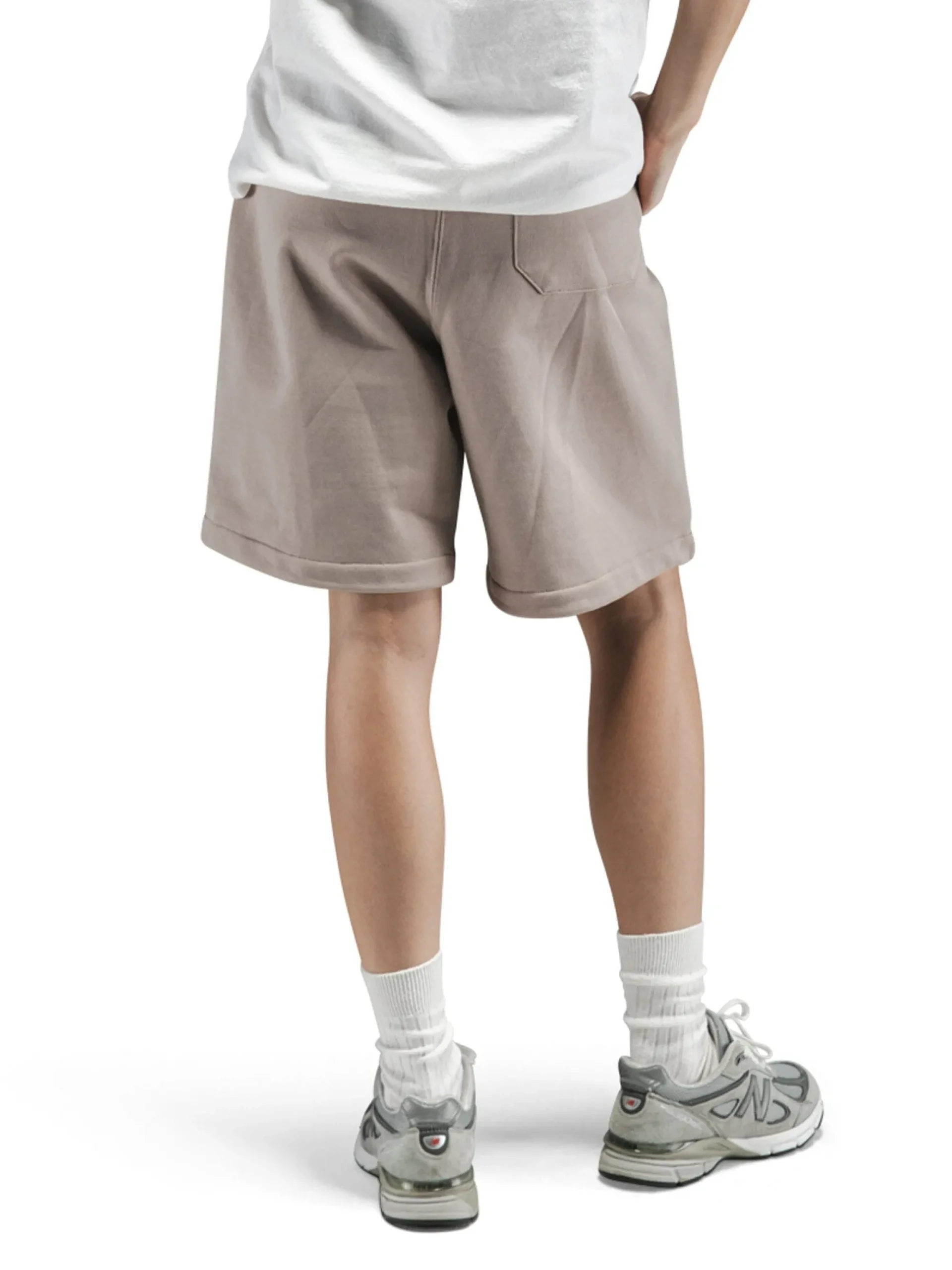 ESSENTIAL FRENCH TERRY SHORT (ATLAS KHAKI)