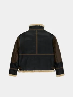 FAUX LEATHER B-3 MOD JACKET