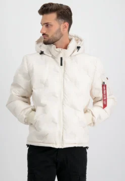 HOODED LOGO PUFFER