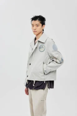 JIYONG KIM X ALPHA SUN BLEACHED WIDE COLLAR