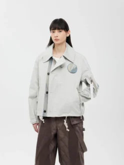 JIYONG KIM X ALPHA SUN BLEACHED WIDE COLLAR