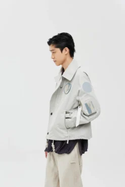JIYONG KIM X ALPHA SUN BLEACHED WIDE COLLAR