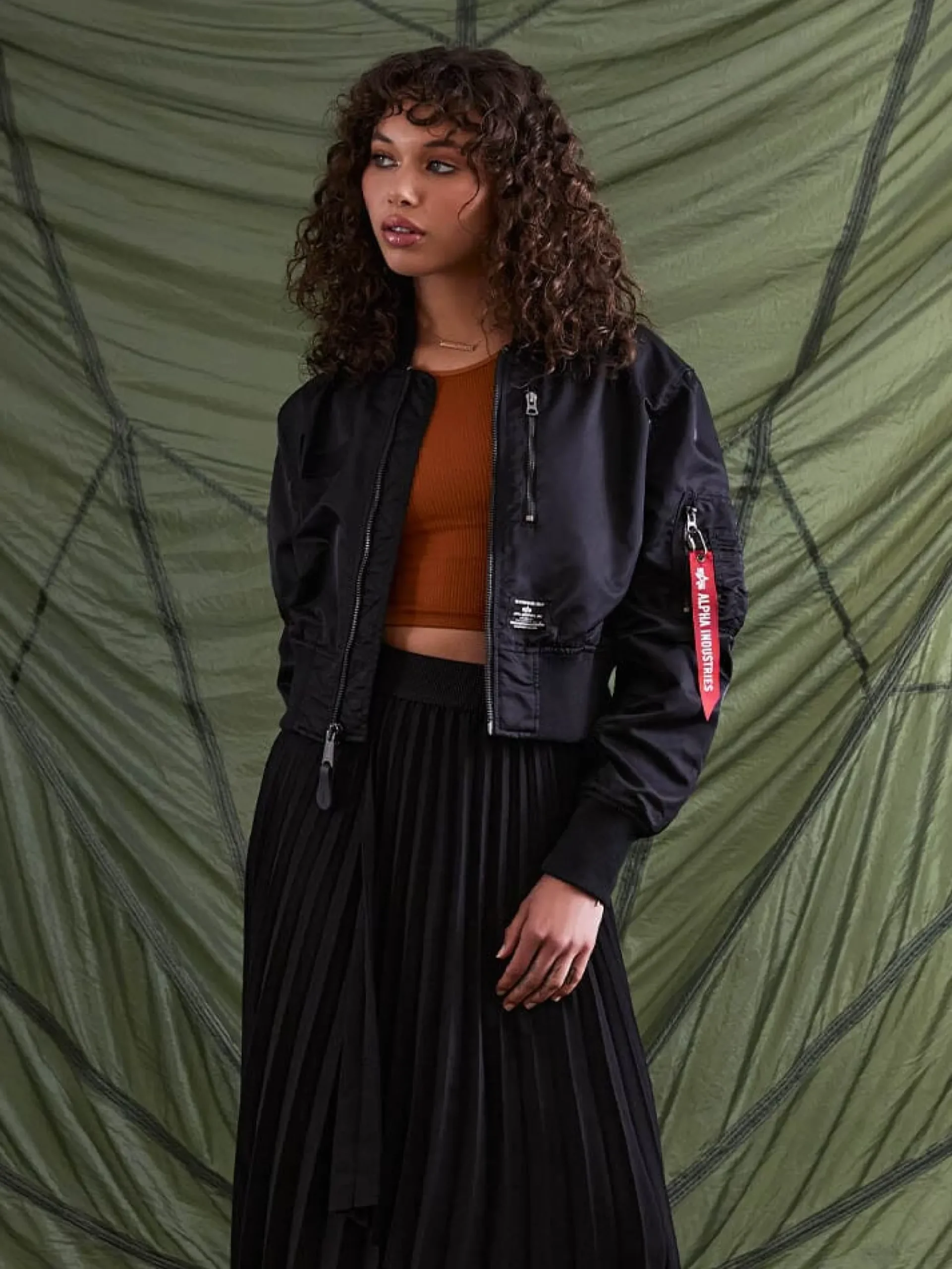 L-2B CROPPED GEN II BOMBER JACKET WOMENS