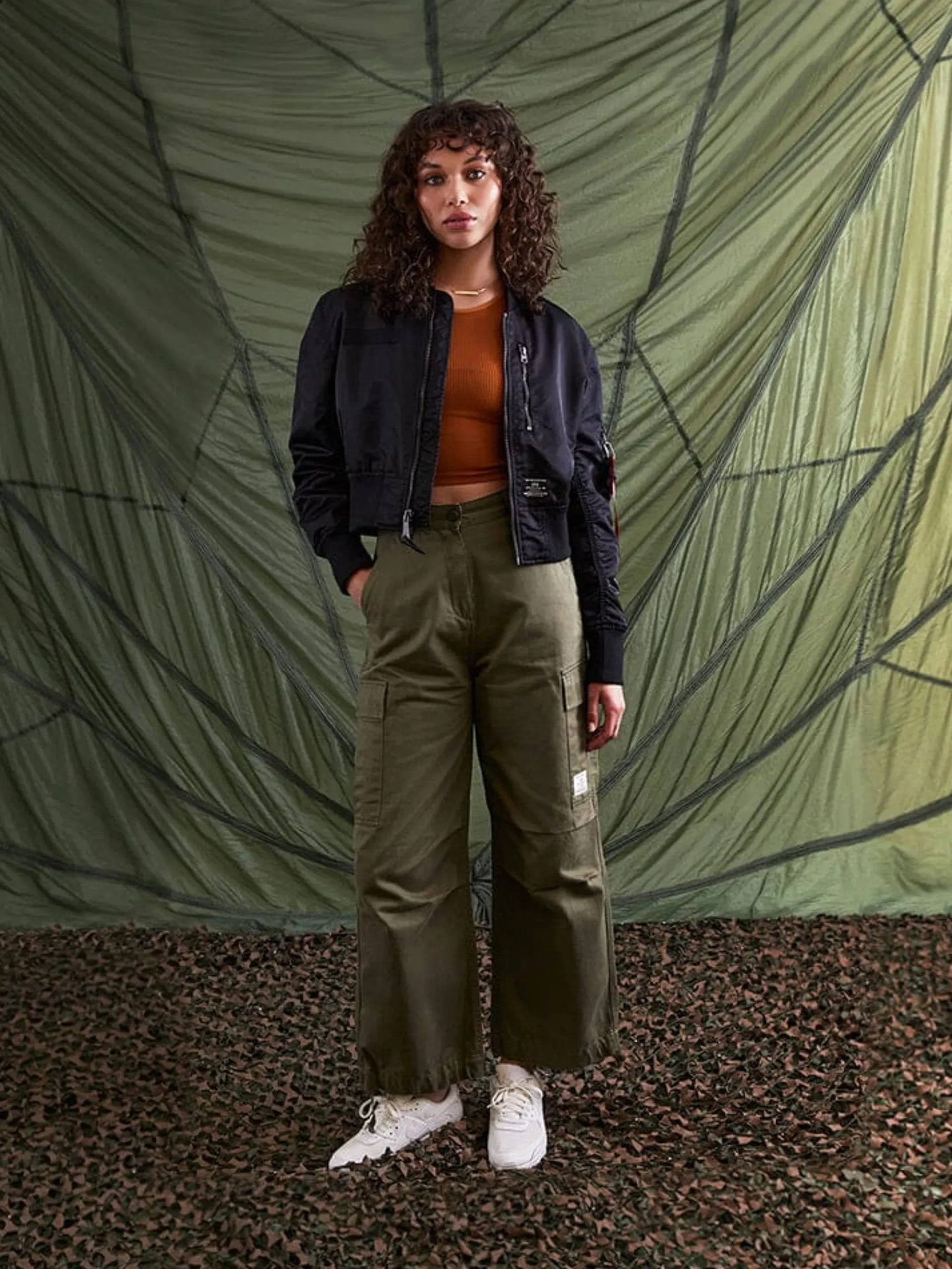 L-2B CROPPED GEN II BOMBER JACKET WOMENS