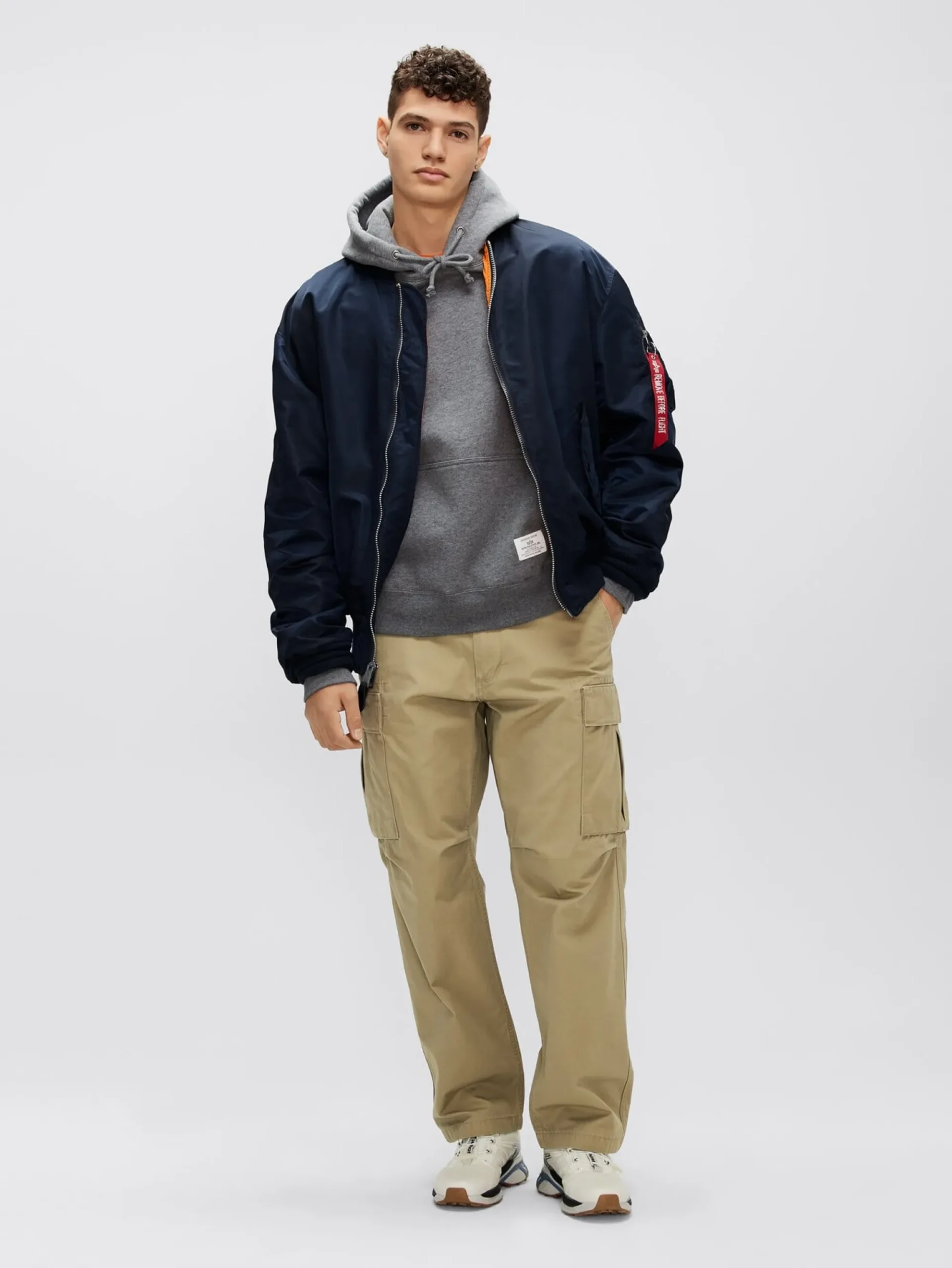 L-2B LOOSE BOMBER JACKET