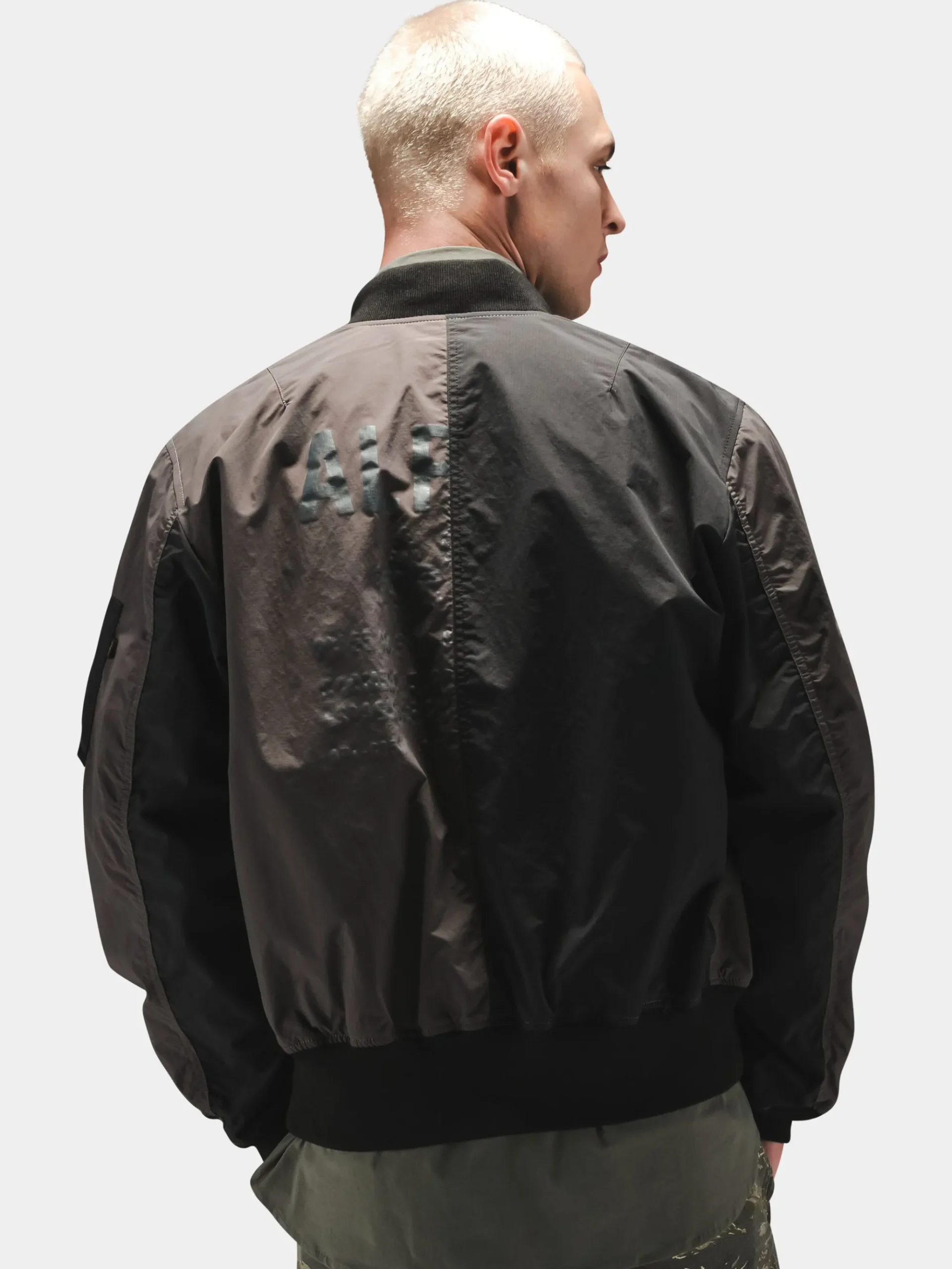 L-2B RELAXED PATCHWORK FLIGHT JACKET