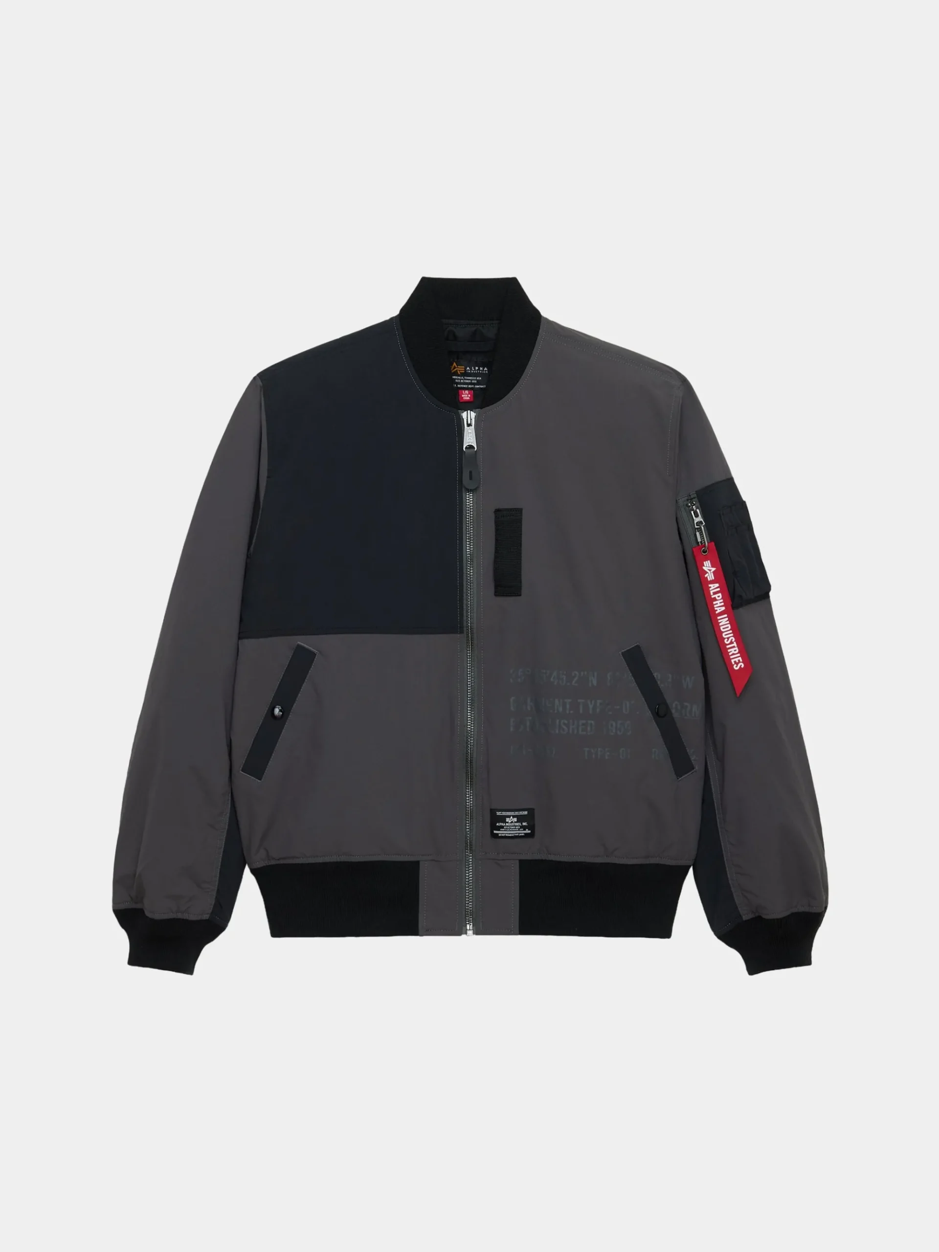 L-2B RELAXED PATCHWORK FLIGHT JACKET