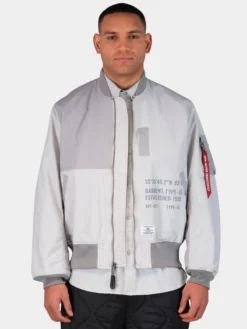 L-2B RELAXED PATCHWORK FLIGHT JACKET