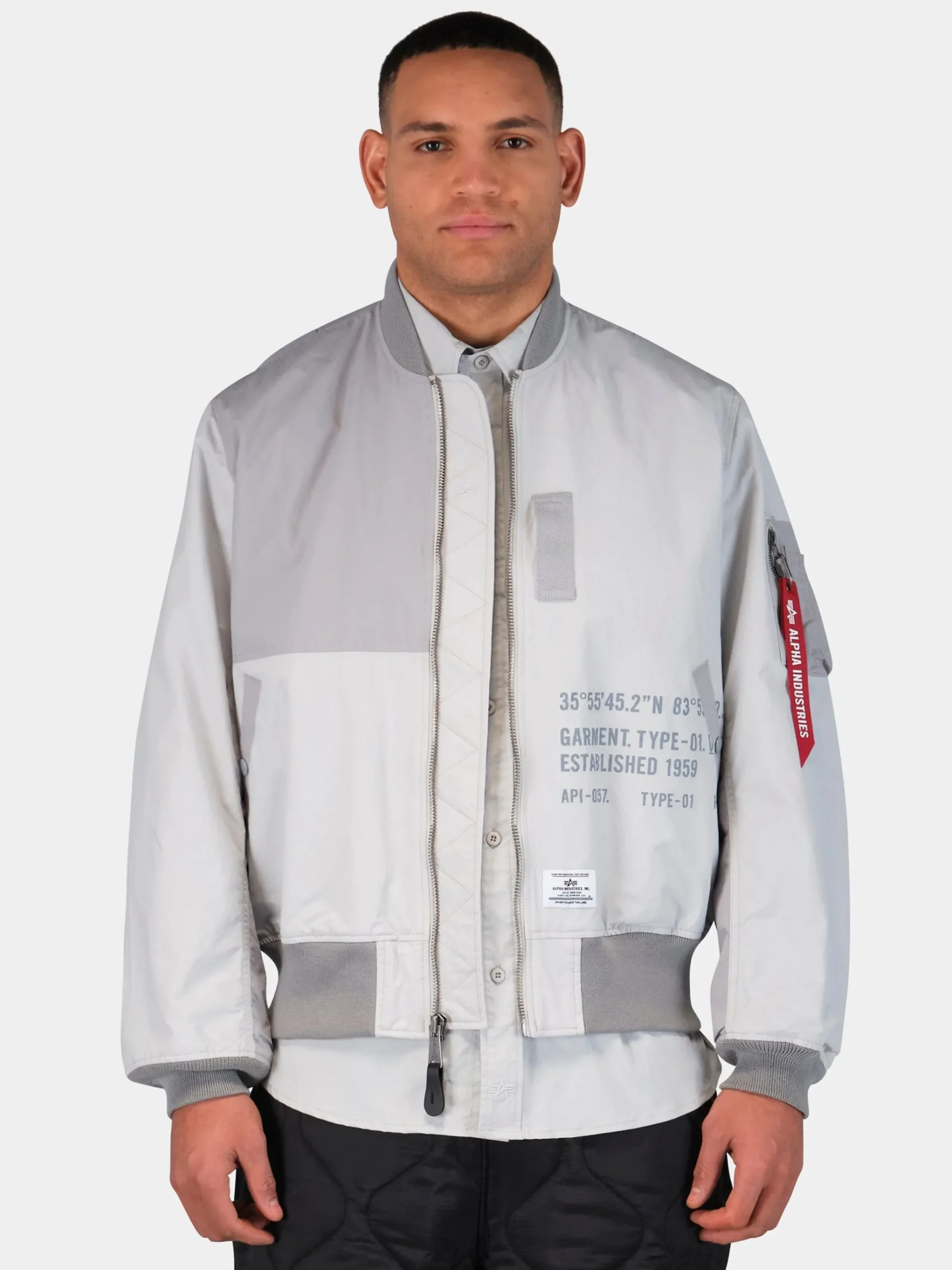 L-2B RELAXED PATCHWORK FLIGHT JACKET