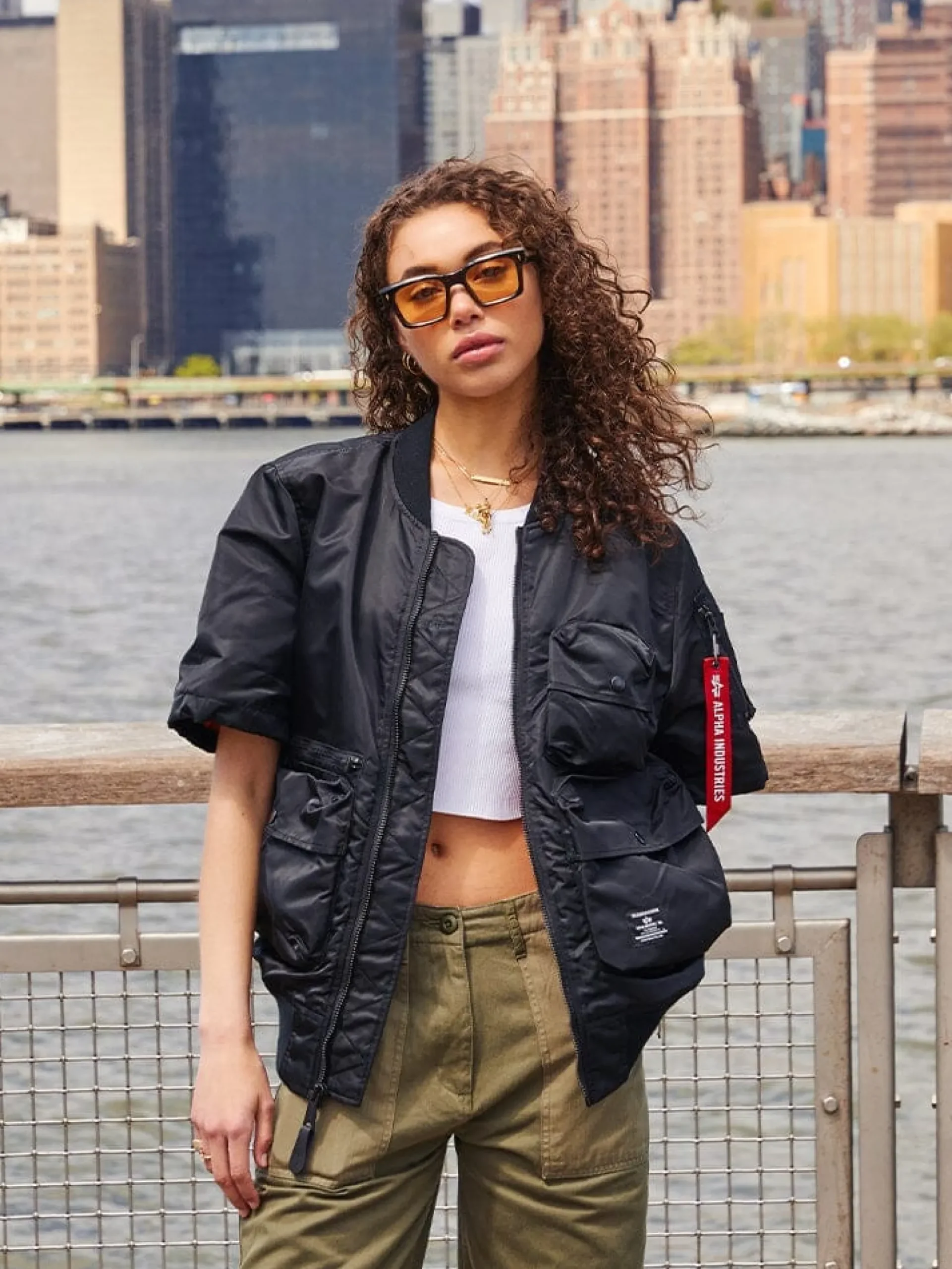 L-2B SHORT SLEEVE BOMBER JACKET