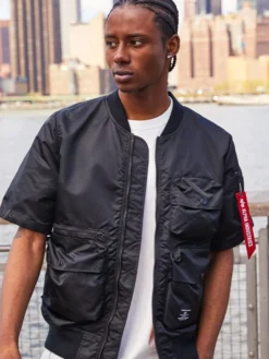 L-2B SHORT SLEEVE BOMBER JACKET