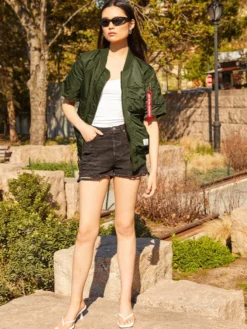 L-2B SHORT SLEEVE BOMBER JACKET