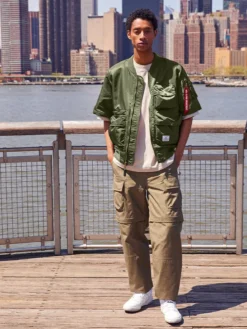 L-2B SHORT SLEEVE BOMBER JACKET