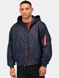 LOGO L-2B HOODED HUNTER FLIGHT JACKET