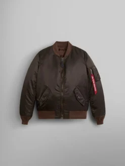 MA-1 BOMBER JACKET WOMENS (CHOCOLATE)