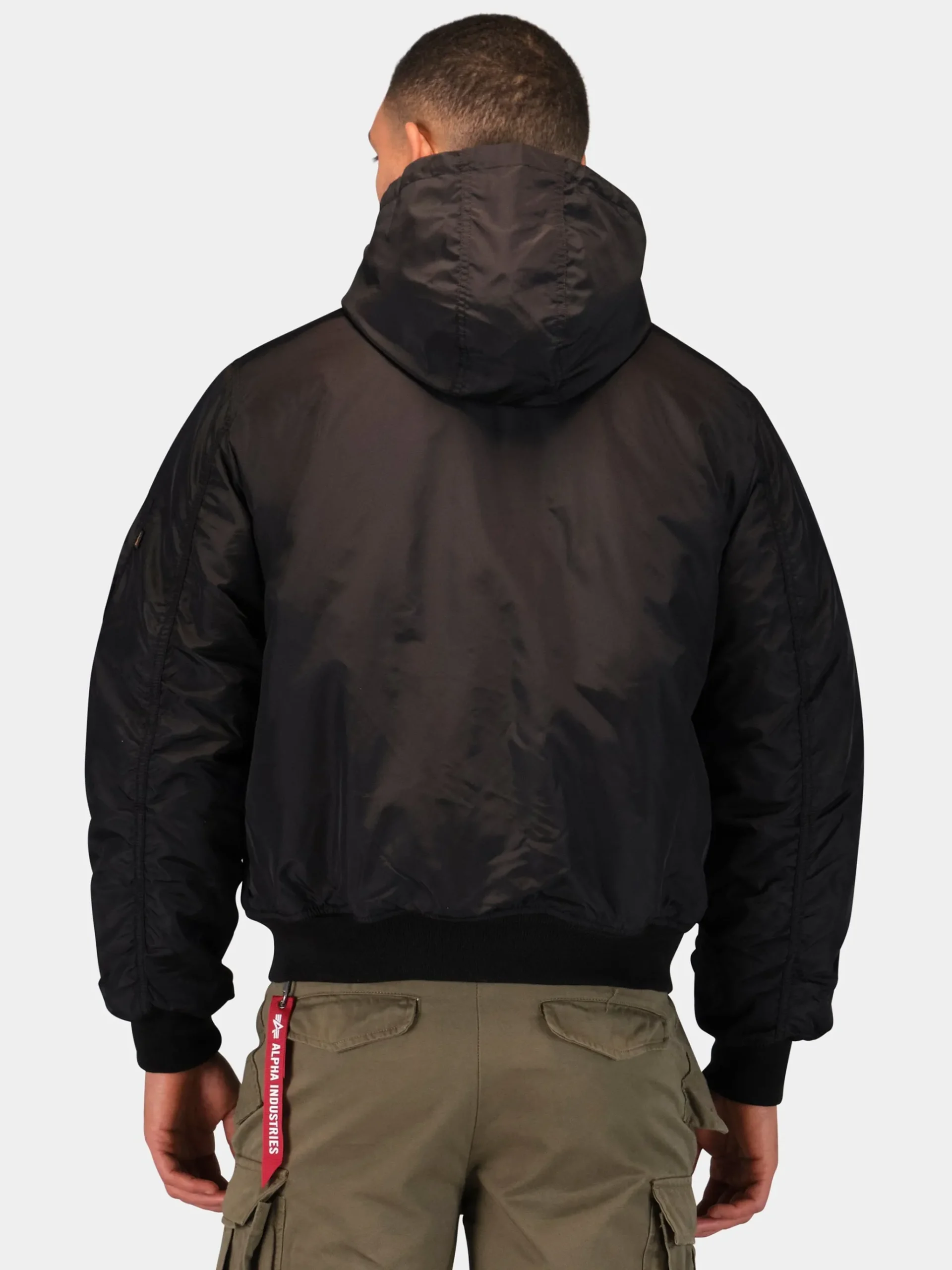 MA-1 HOODED OXFORD FLIGHT JACKET
