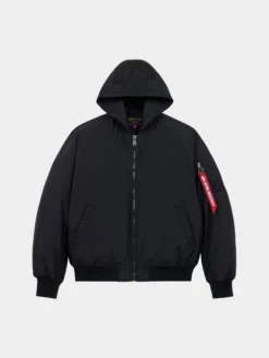 MA-1 HOODED OXFORD FLIGHT JACKET