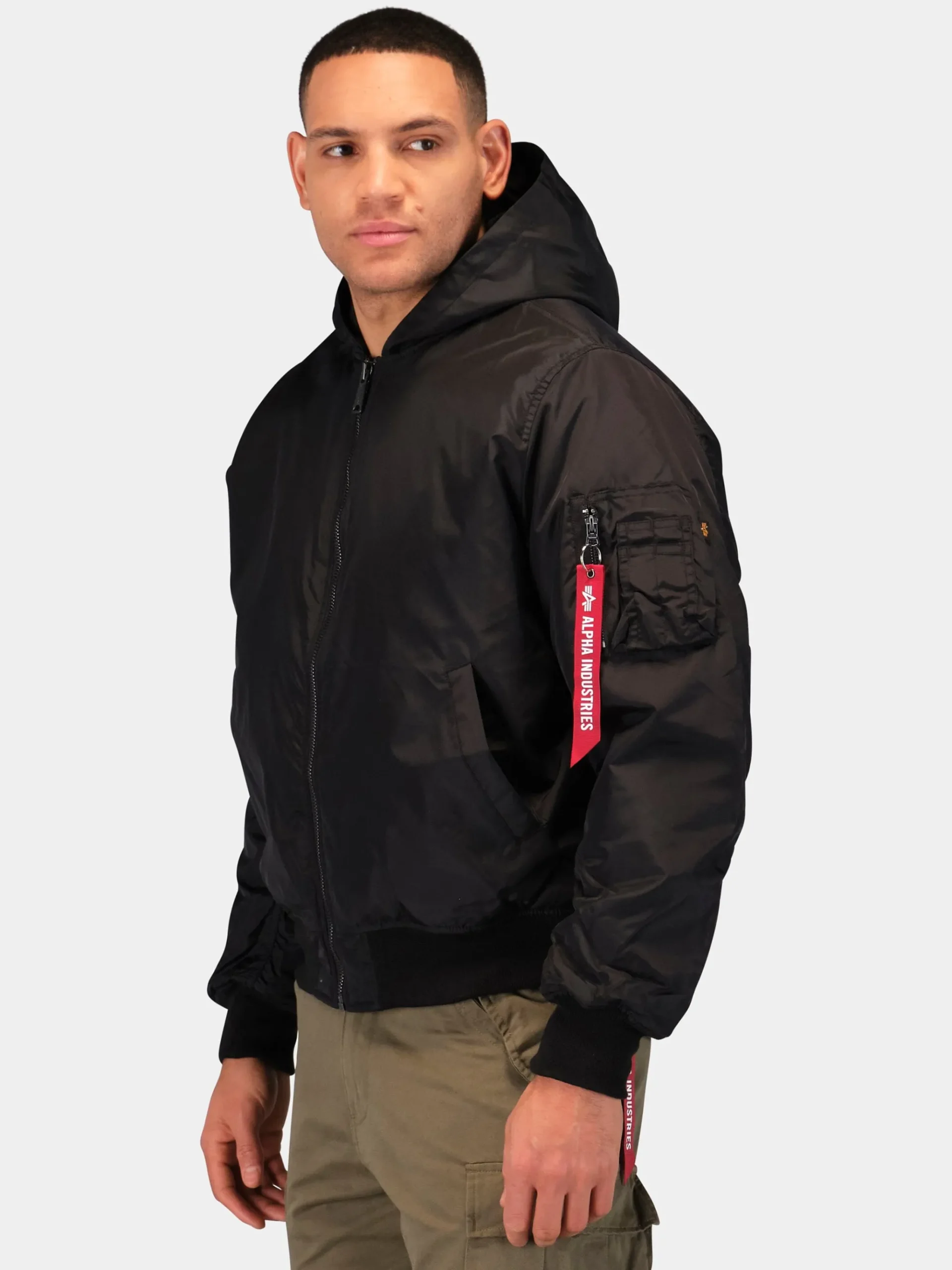 MA-1 HOODED OXFORD FLIGHT JACKET